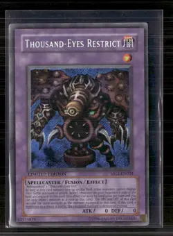 Yu-Gi-Oh! Thousand-Eyes Restrict Master Collection Volume 1 SR MC1-EN004 Limited - Image 1