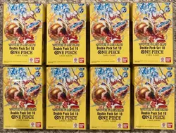 ONE PIECE OP-15 DOUBLE PACK SET 10 ENGLISH DP-10 SEALED Lot of 8 - Image 1