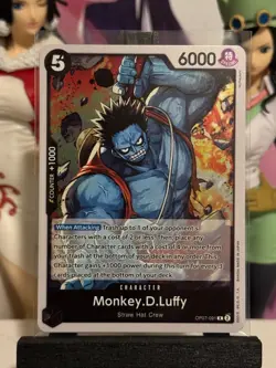 One Piece CG 4 Monkey D Luffy OP07-091 500 Years in the Future Rare! - Image 1
