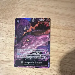 Namco St. Jaygarcia Saturn OP13-083 Carrying on His Will Rare Foil Alternate Art - Image 1