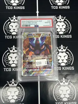 PSA 10 LUCARIO VSTAR SWSH291 CROWN ZENTIH ETB PROMO POKEMON CARD - Image 1