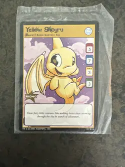 Yellow Shoyru Promo 5/15 - Unopened / NIP - Neopets Trading Card - Image 1