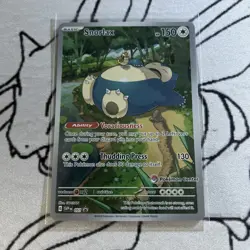 Pokemon TCG Snorlax 051 Scarlet & Violet 151 ETB Promo Card POKEMON CENTER - Image 2