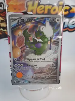 2025 Pokemon TCG Tornadus 210 S&V White Flare ETB Black Star Promo Card NM+ - Image 1