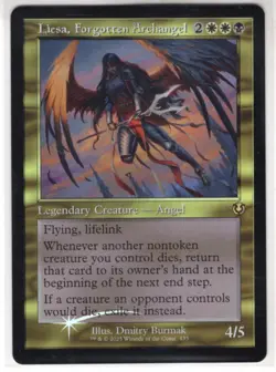 MTG Innistrad Remastered Foil Retro Frame Card Liesa, Forgotten Archangel - Image 1