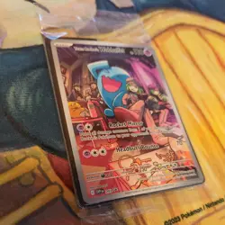 Team Rocket's Wobuffet SVP 203 Destined Rivals ETB Sealed Promo Pokemon Card - Image 2