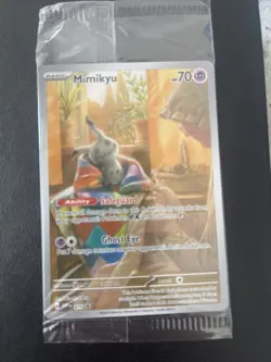 Mimikyu - SVP 075 - Paldean Fates ETB - Black Star Promo - Sealed - Pokemon TCG - Image 1