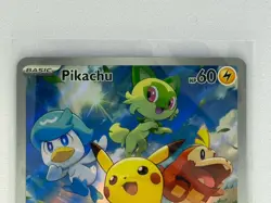 Pokemon TCG Pikachu Svp 027 Black Star Promo. Paldea Evolved Etb - Image 2