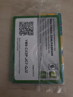 Pokemon: N’s Zekrom MEP 031 Ascended Heroes ETB Black Star Promo Card SEALED - Image 2
