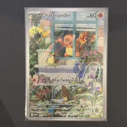 Charmander SVP044 Promo Illustration Rare – Pokemon 151 ETB Promo – Holo – NM/M - Image 1
