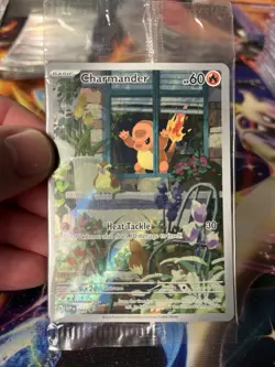 Pokemon Sealed Charmander 044 Black Star ETB Promo - Image 1