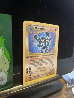 Pokemon Card Machamp Base Set 8/102 Holo Rare SHADOWLESS 310💎NM💎 - Image 3