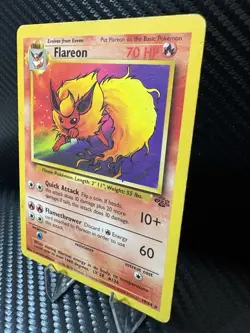 Flareon 19/64 Jungle Non Holo WOTC 1999 Pokemon Card LP Unlimited - Image 3