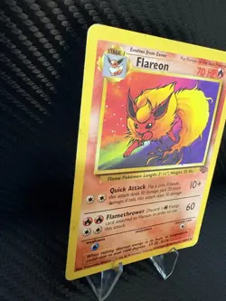 Flareon 19/64 Jungle Non Holo WOTC 1999 Pokemon Card LP Unlimited - Image 4