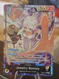 Jewelry Bonney (Alt Art) OP15-001 L Adventure on KAMI - ONE PIECE Card ENGLISH - Image 1
