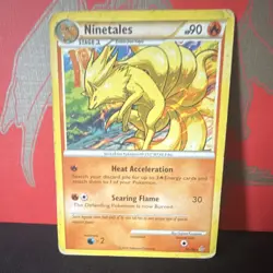 Pokemon TCG Ninetales Unleashed 20/95 Rare Stage 1 90 HP Card English - Image 3