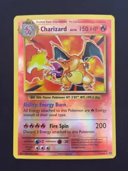 Charizard 11/108 Reverse Holo - Evolutions - Lightly Played LP Pokemon Card - Image 1