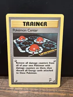 Pokemon Center 114/130 Base Set 2 - Uncommon Pokemon Card - LP - Image 1