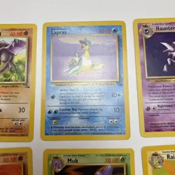 1999 Pokemon Fossil Card Lot 8 Rare Cards NM 30 16 25 21 23 24 28 29 WOTC - Image 4
