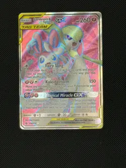 Pokemon TCG Gardevoir & Sylveon GX Full Art Holo Card 204/214 Unbroken Bonds NM - Image 1