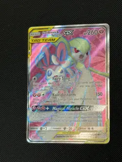 Pokemon TCG Gardevoir & Sylveon GX Full Art Holo Card 204/214 Unbroken Bonds NM - Image 2