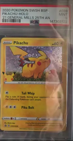 Pikachu - (General Mills) SWSH039 Miscellaneous Cards & Products Holo - Image 1