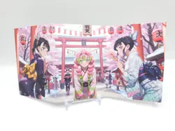 Genki Parade 3 - Anime Waifu Trifold Trading Card - Demon Slayer - Image 2