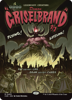 MTG Innistrad Remastered Poster Card #485 Griselbrand - Image 1