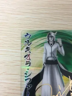 SP 47 Ulquiorra Cifer BLEACH Clear sign Card Collection Autograph JAPAN anime - Image 2