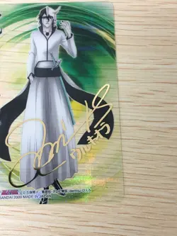 SP 47 Ulquiorra Cifer BLEACH Clear sign Card Collection Autograph JAPAN anime - Image 5