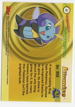 Illumise #40 Advanced Challenge Topps Pokemon Card - Image 2