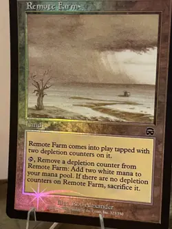 Remote Farm ✨ MTG Mercadian Masques 323 - Holo Foil * NEVER PLAYED - Image 2