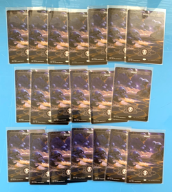 Unfinity Borderless Full Art Nonfoil SWAMP x20 mtg lp or better I Combine Ship - Image 1