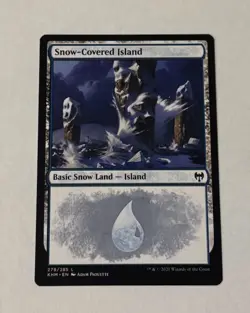 MTG Snow-Covered Island (279) Kaldheim NM - Image 1