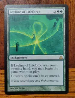 Leyline of Lifeforce x1 MTG Guildpact Magic Light Play LP English - Image 1