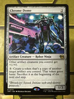 MTG: Teenage Mutant Ninja Turtles - Chrome Dome #172 R Regular - Image 1