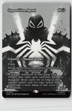 Opposition Agent (Borderless) Marvel Universe Eternal-Legal (19) Normal - MTG - Image 1