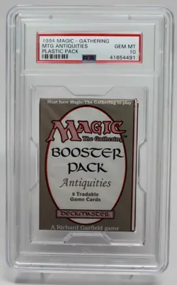 Antiquities Booster Pack English Graded PSA 10 Mint MTG Magic - Image 1