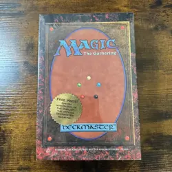 1995 Magic The Gathering 4th Edition Starter Deckmaster Factory Sealed Box! - Image 1