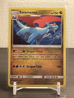 2018 Pokemon Celestial Storm (Cosmos Holo) - Salamence #106/168 - Image 1