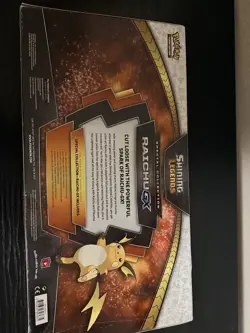 Sealed Pokemon Shining Legends Raichu GX Special Collection Box - Image 2