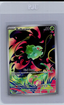 Bulbasaur ME01: Mega Evolution 133/132 Illustration Rare Holofoil Pokemon TCG NM - Image 1