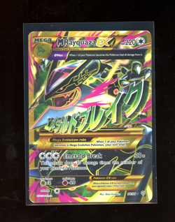2015 Pokemon XY Ancient Origins M Mega Rayquaza EX 98/98 Full Art Holo Foil Rare - Image 1