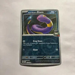 Team Rocket's Ekans - 112/182 - Destined Rivals - Reverse Holo Pokemon TCG NM - Image 1