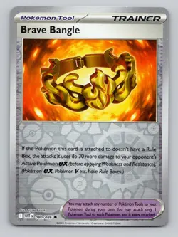 Reverse Holo Brave Bangle 080/086 Uncommon White Flare Pokemon - Image 1
