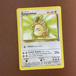 Pokemon TCG Pokemon Jungle Kangaskhan Rare Non-Holo 21/64 NM/LP - Image 1