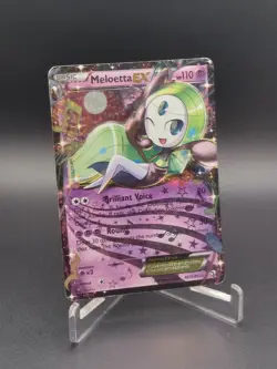 Pokemon TCG Meloetta EX Legendary Treasures Holo Radiant Collection LP-NM - Image 1