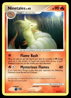 EX-NM Platinum Ninetales Rare 36/127 2023 Pokemon TCG - Image 1