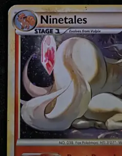 Pokemon Ninetales Holo Rare 17/95 Call of Legends 90 HP Stage 1 2011 MP - Image 2