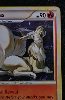 Pokemon Ninetales Holo Rare 17/95 Call of Legends 90 HP Stage 1 2011 MP - Image 5